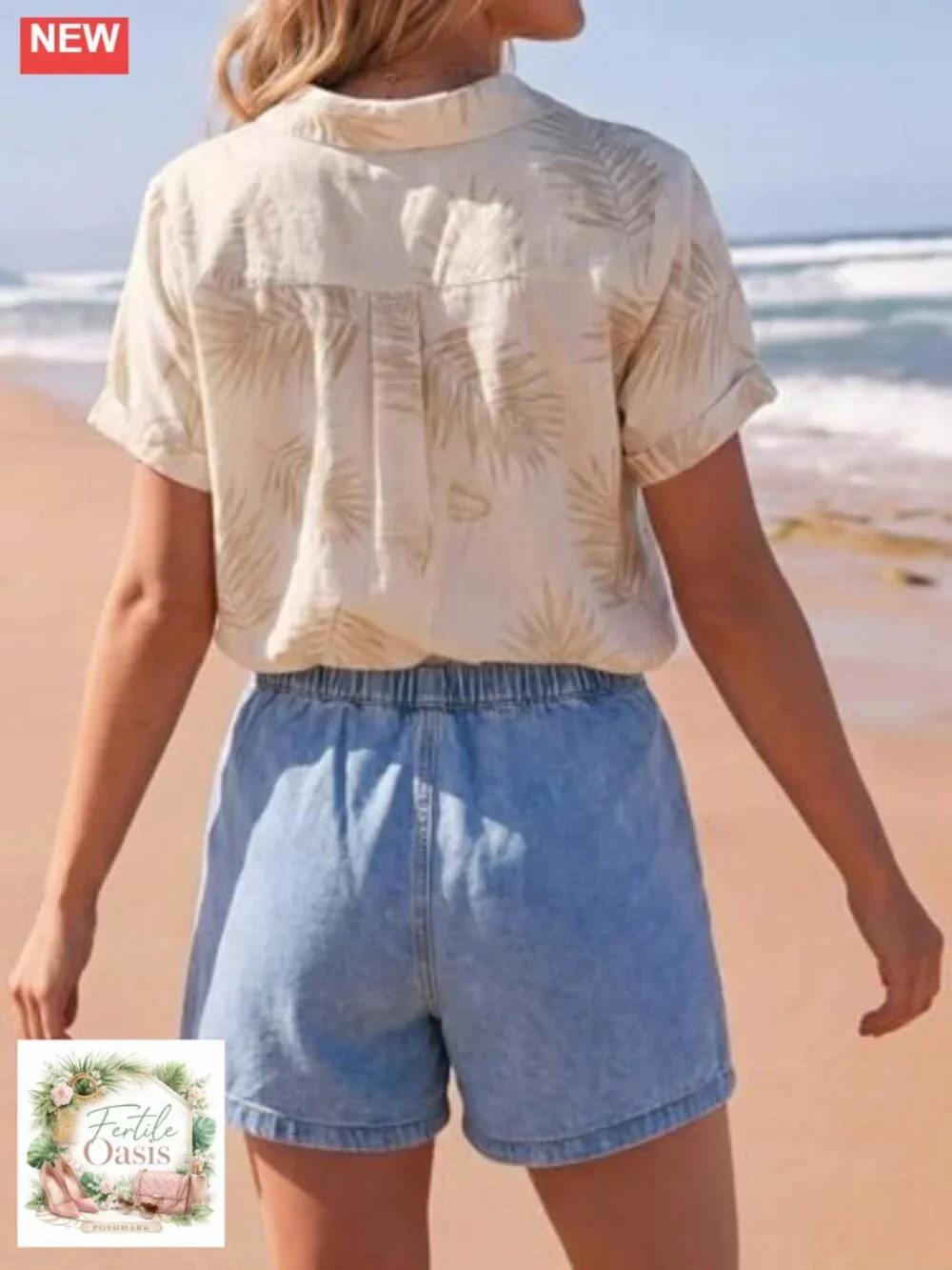 Baggy High Waisted Jean Shorts Summer Wide Leg Jorts Drawstring Denim